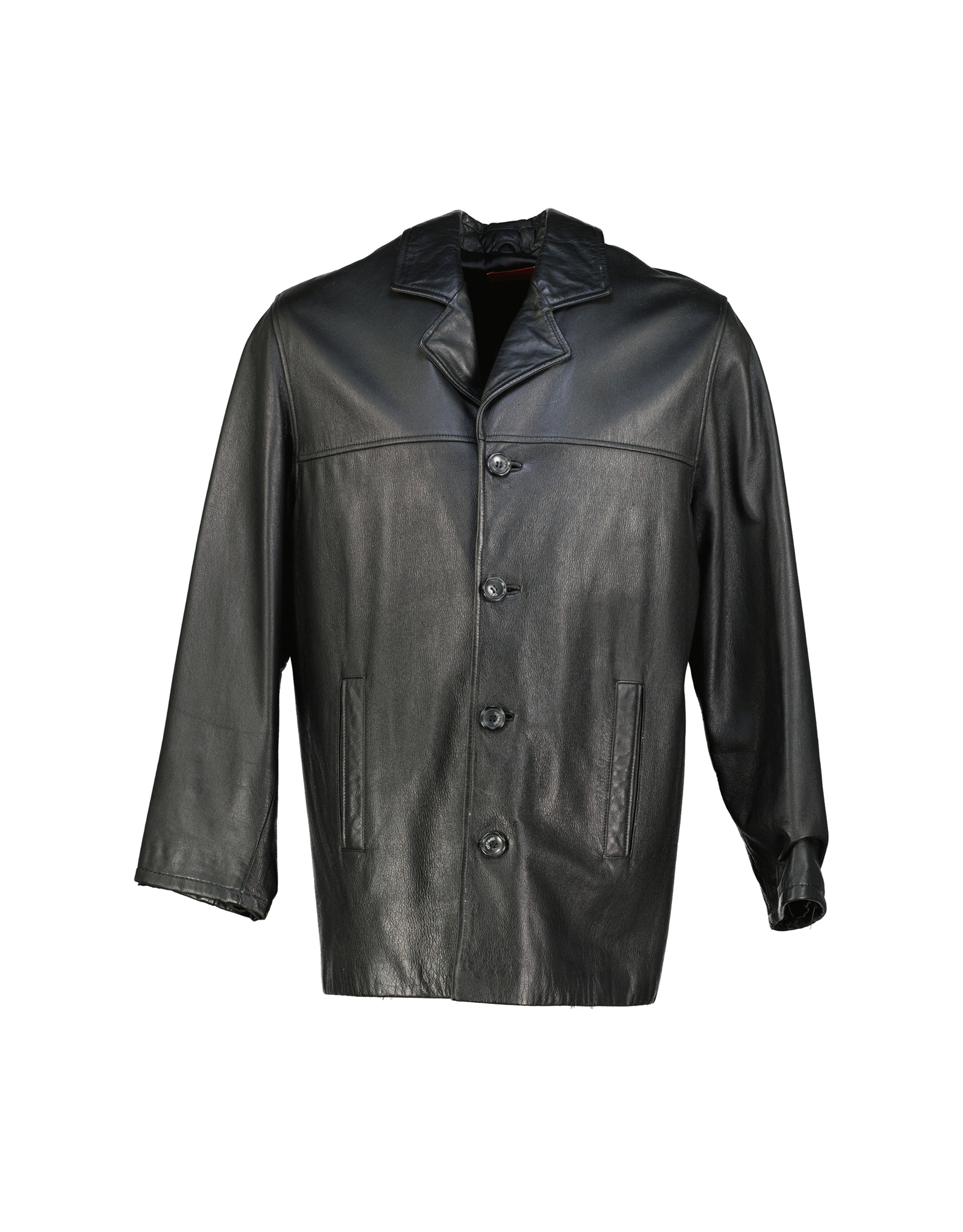 Offset men's real leather jacket