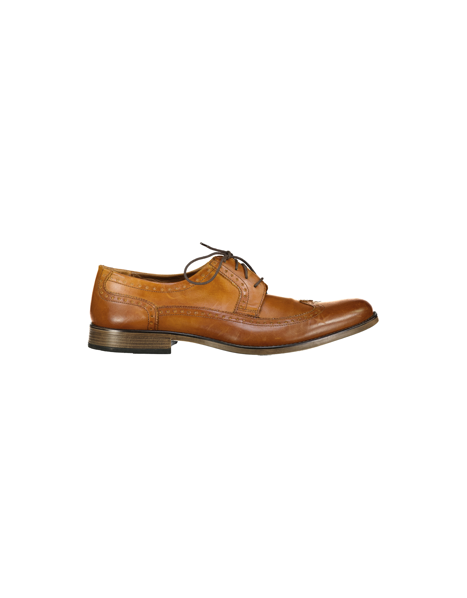 Pier One men's real leather brogue shoes