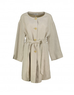 Elegance women's linen coat