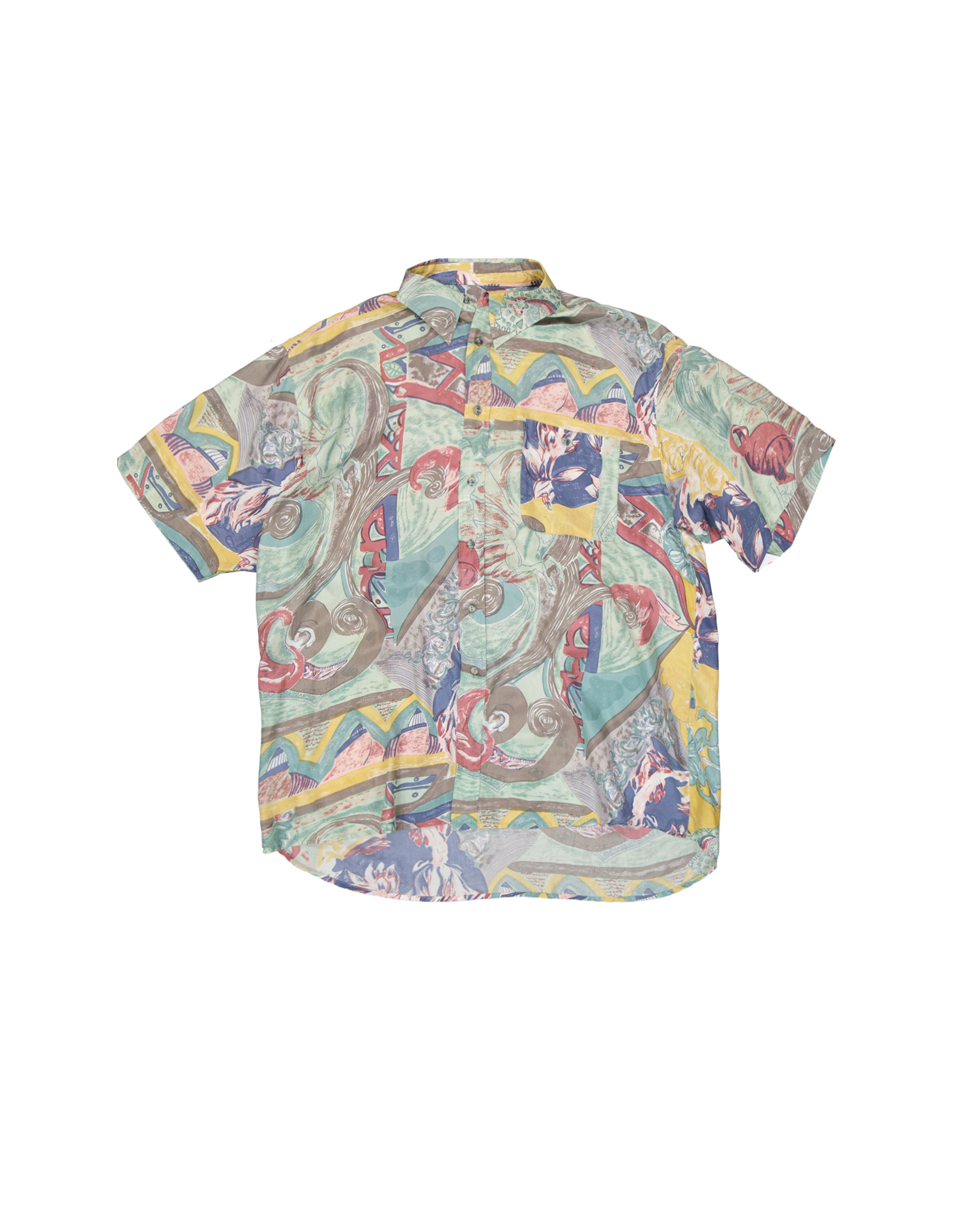 Happy Life men's silk shirt