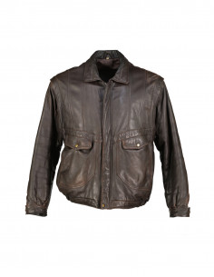 Vintage men's real leather jacket