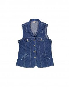 Classic women's denim vest