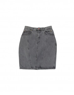 Camera women's denim skirt