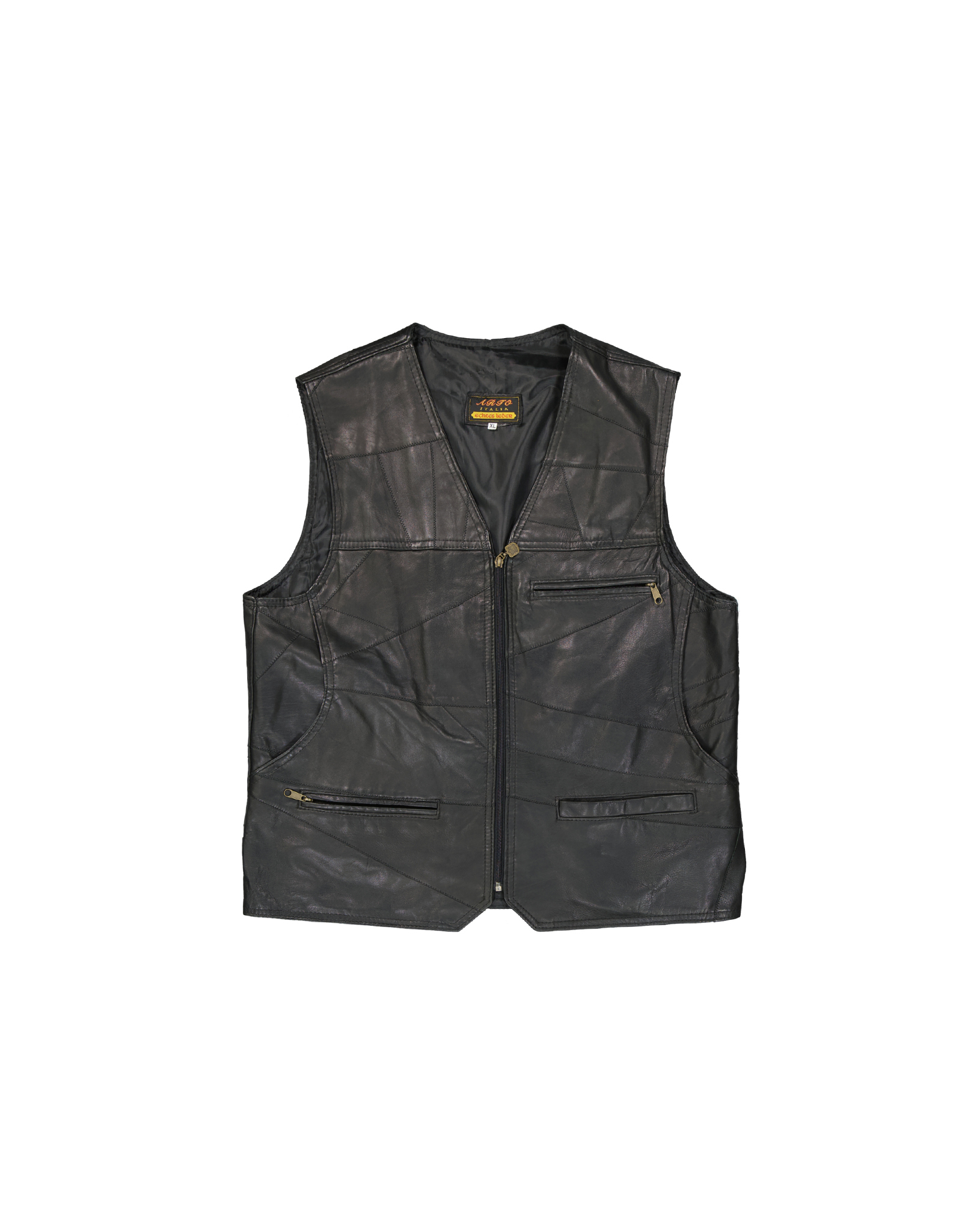 Arto men's real leather vest