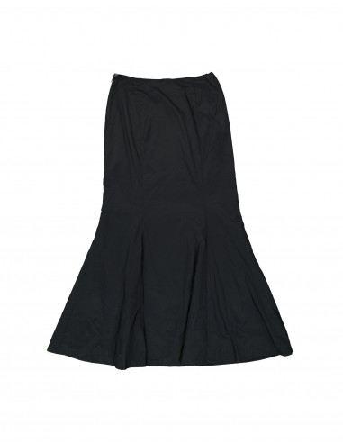 Women's long balloon skirt with elastic waistband