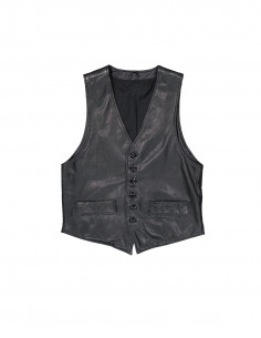 Vintage women's real leather vest