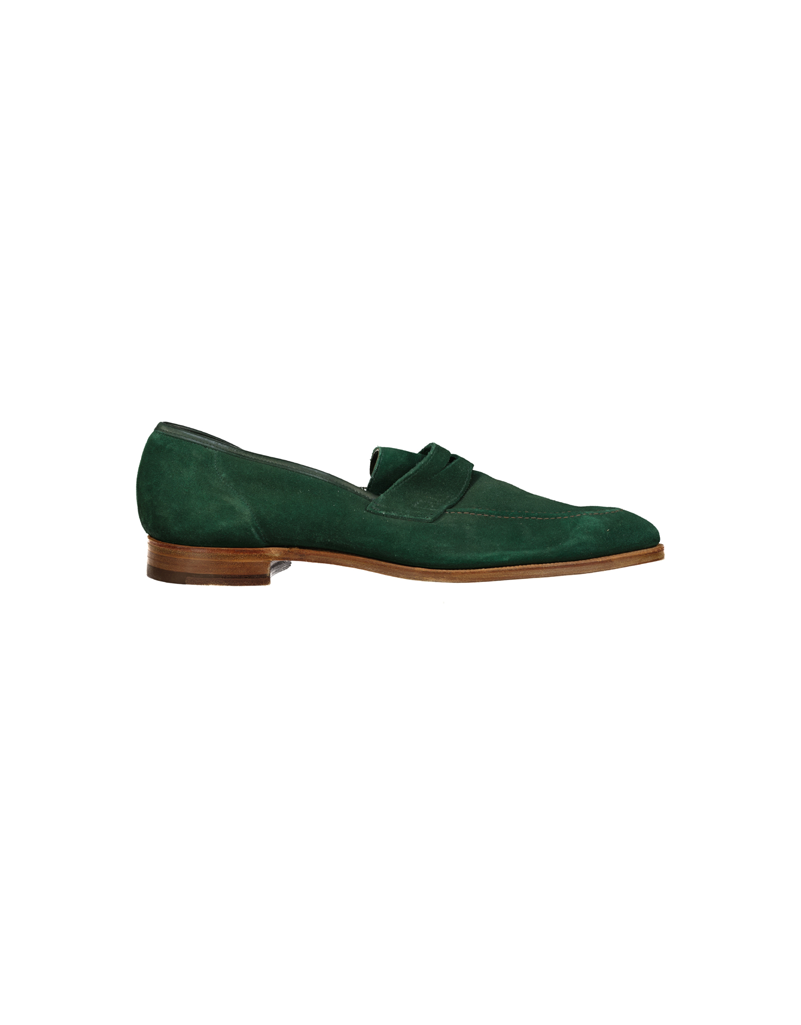 Crockett & Jones men's suede leather flats