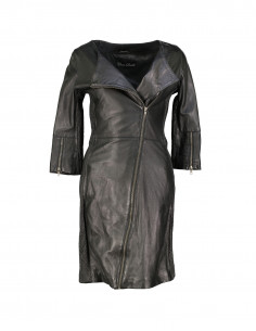 Carlo Sacchi women's real leather dress