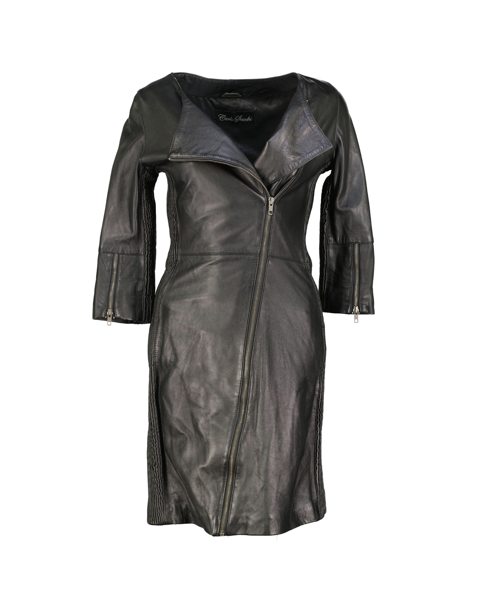 Carlo Sacchi women's real leather dress