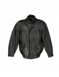 Saki men's real leather jacket