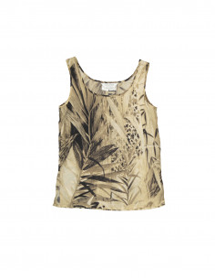 Max Mara women's silk sleeveless top