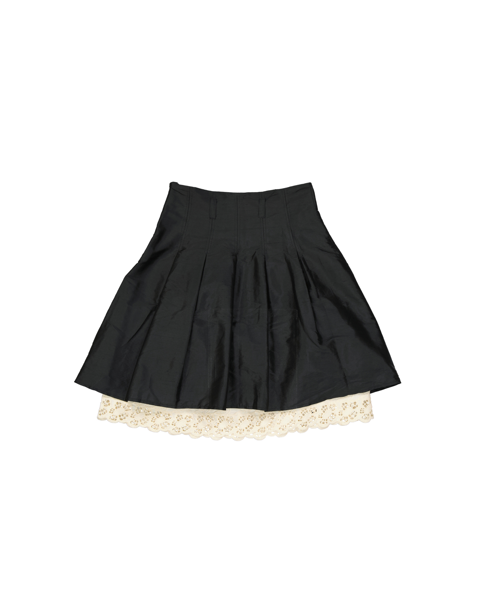 Simple women's silk skirt