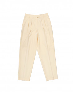 Escada women's wool pleated trousers