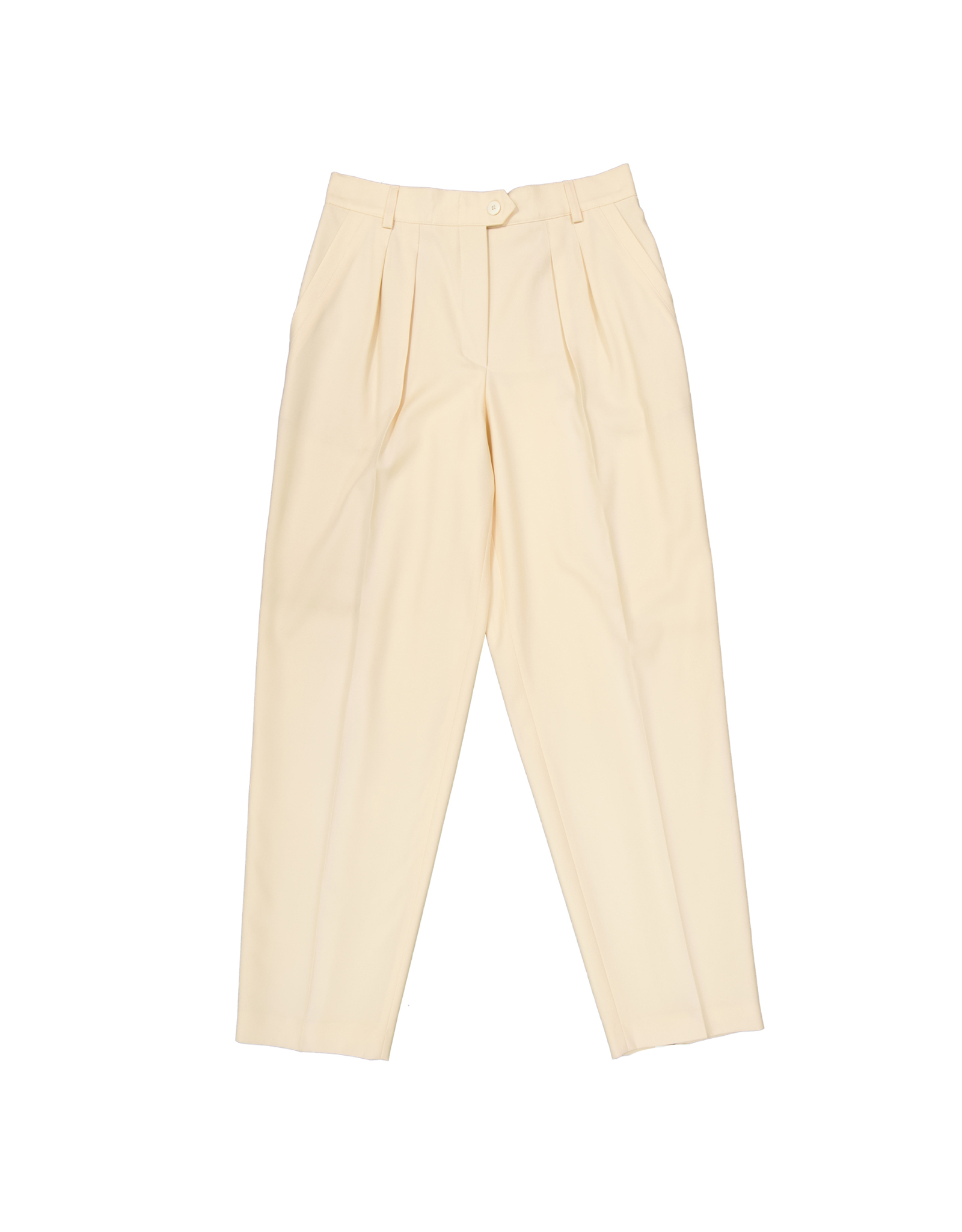 Escada women's wool pleated trousers