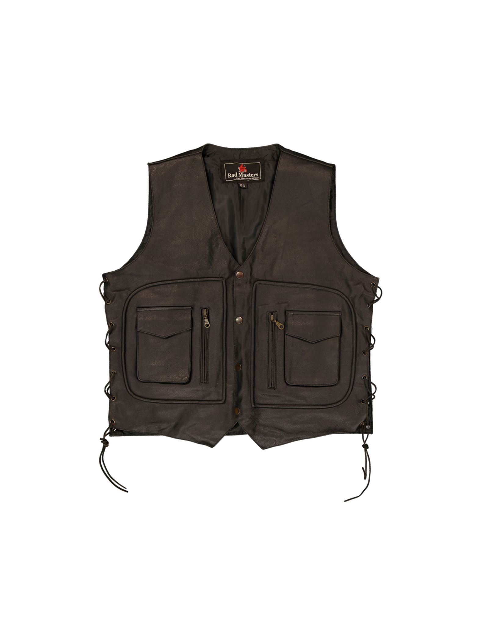 Rad Masters men's real leather vest