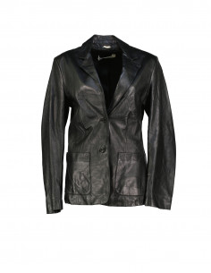 Max Mara women's real leather jacket