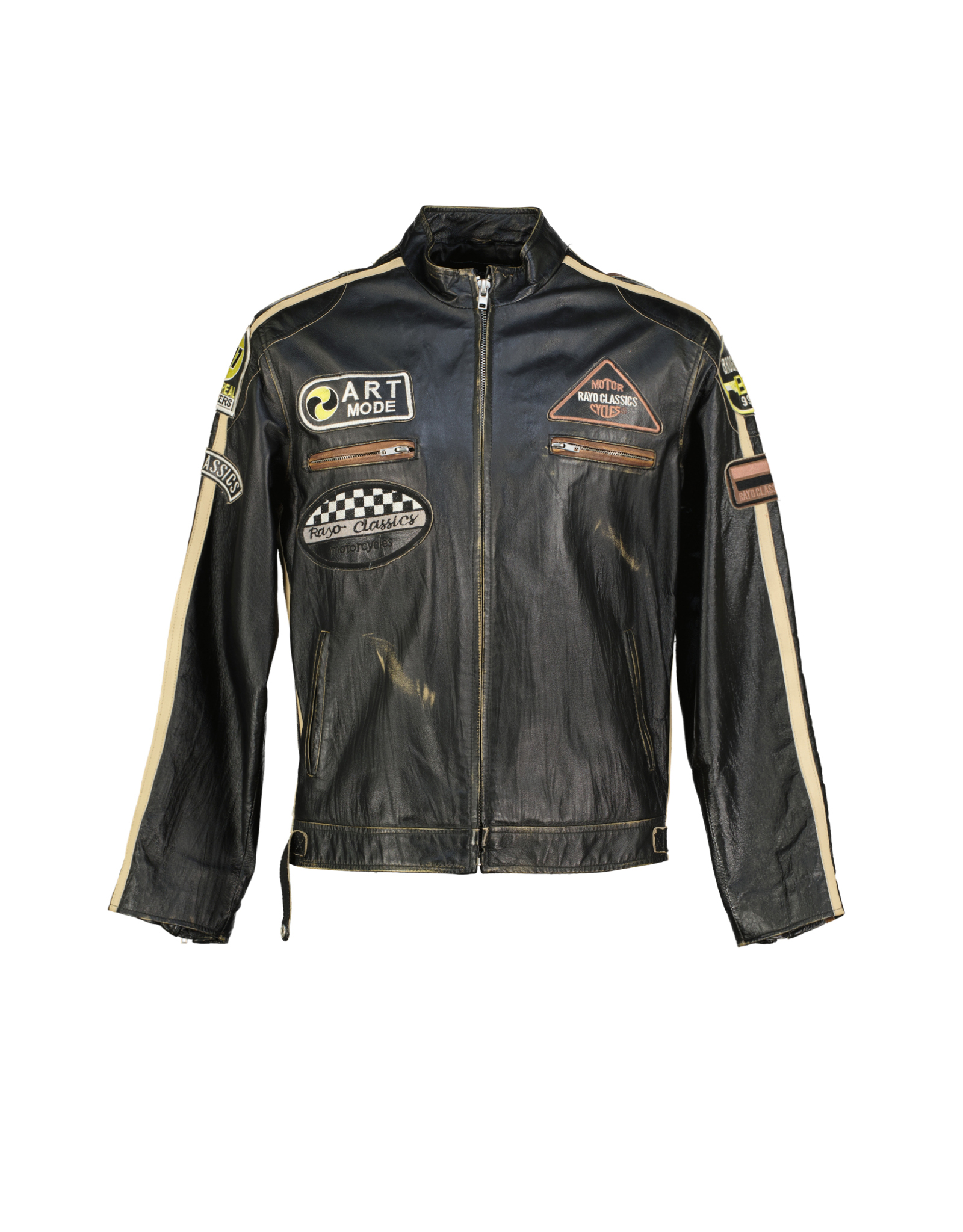 Royal men's real leather jacket