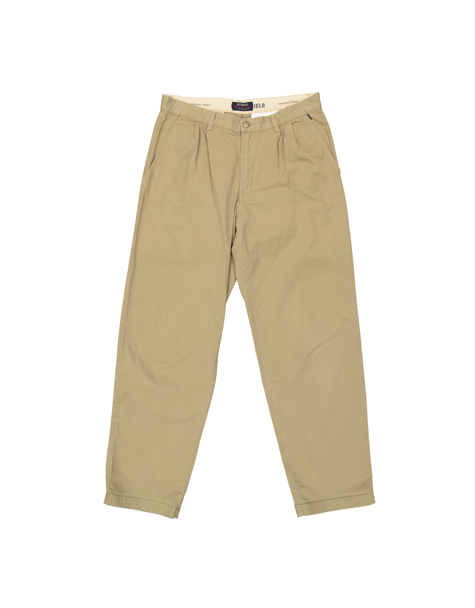 Cottonfield men's pleated trousers