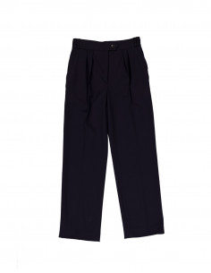 Escada women's wool pleated trousers