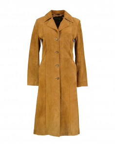 Utterly women's suede leather coat