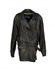 Vintage women's real leather jacket