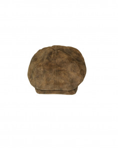 Stetson men's real leather flat cap