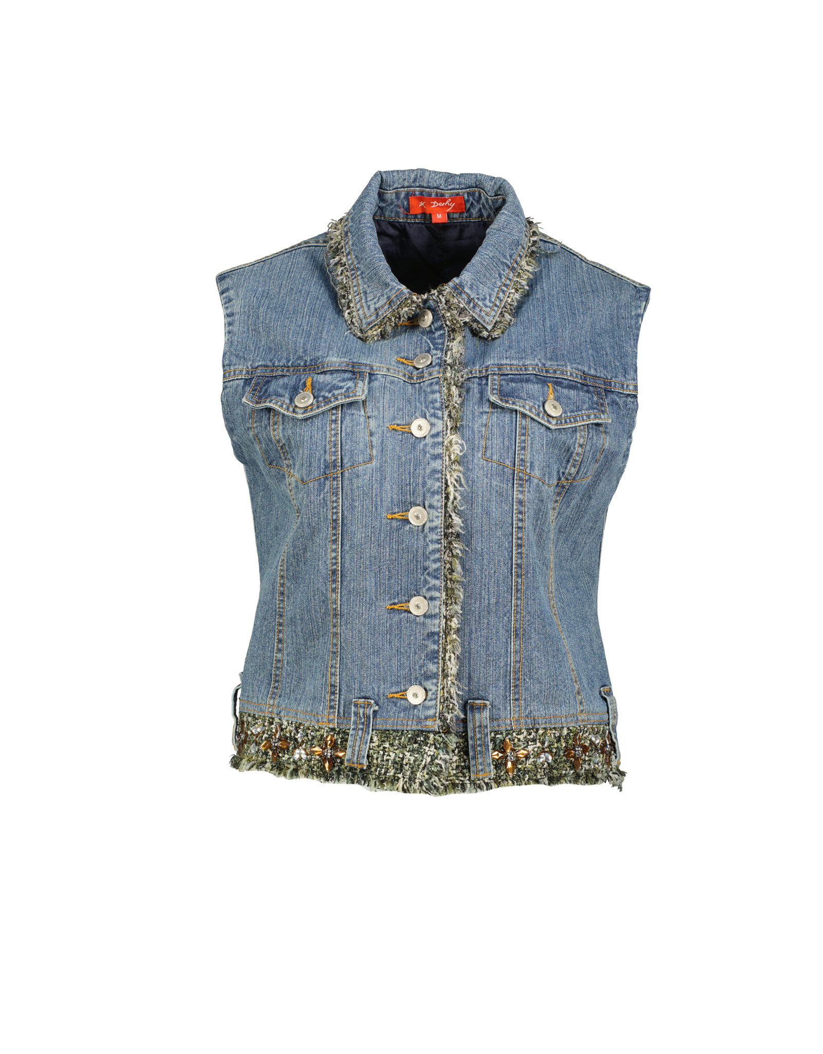 Derhy women's denim vest