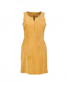 Odile Lancon women's suede leather dress