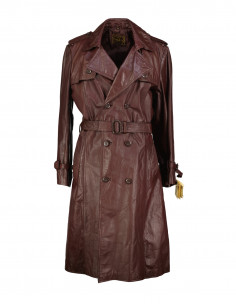 Vintage women's real leather coat