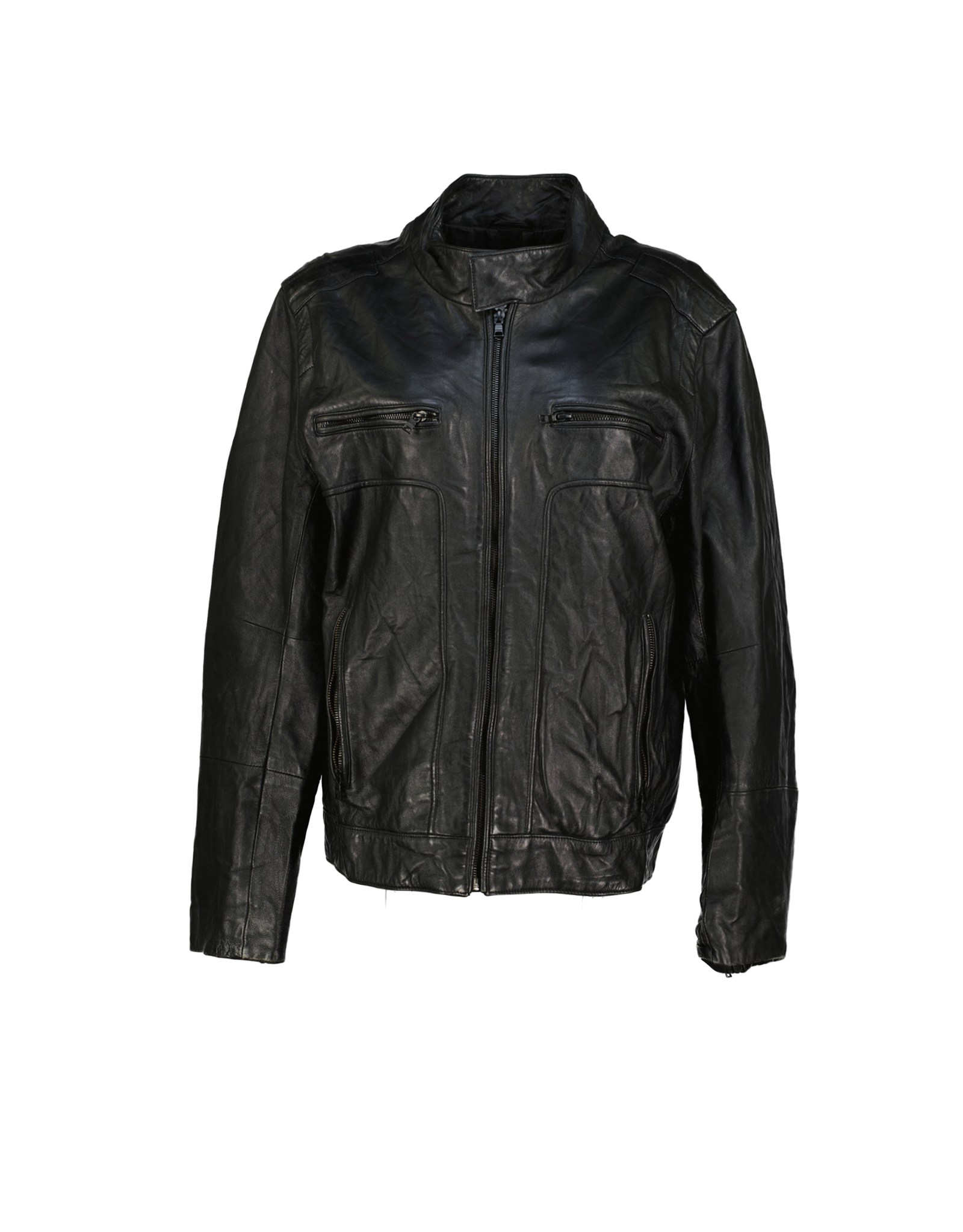 Calvin Klein men's real leather coat