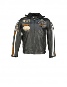 Urban men's real leather jacket