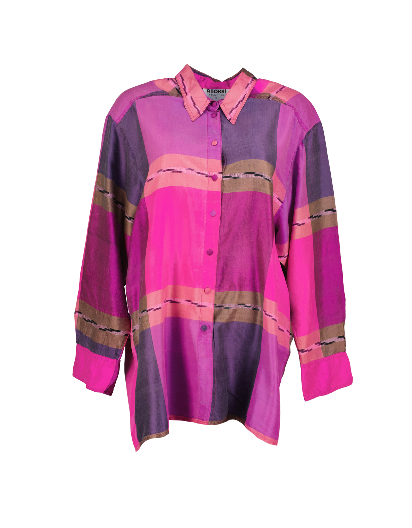 Anokhi women's silk blouse