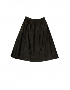Vintage women's real leather skirt