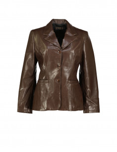 View women's faux leather jacket