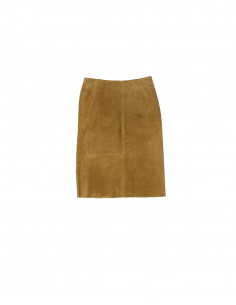 NAF NAF women's suede leather skirt