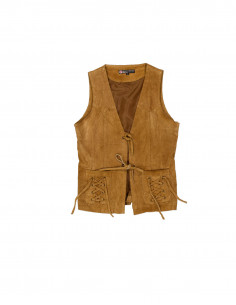 Wonder Woman women's suede leather vest