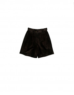 Vintage women's suede leather shorts