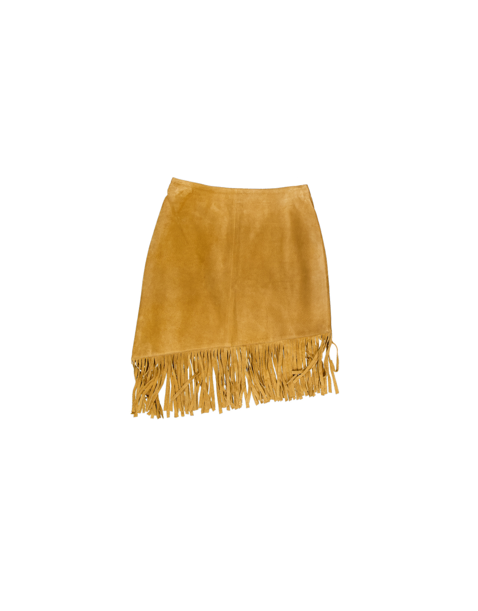 Here & There women's suede leather skirt