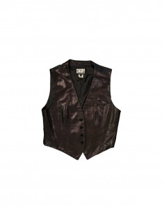 DKNY women's real leather vest