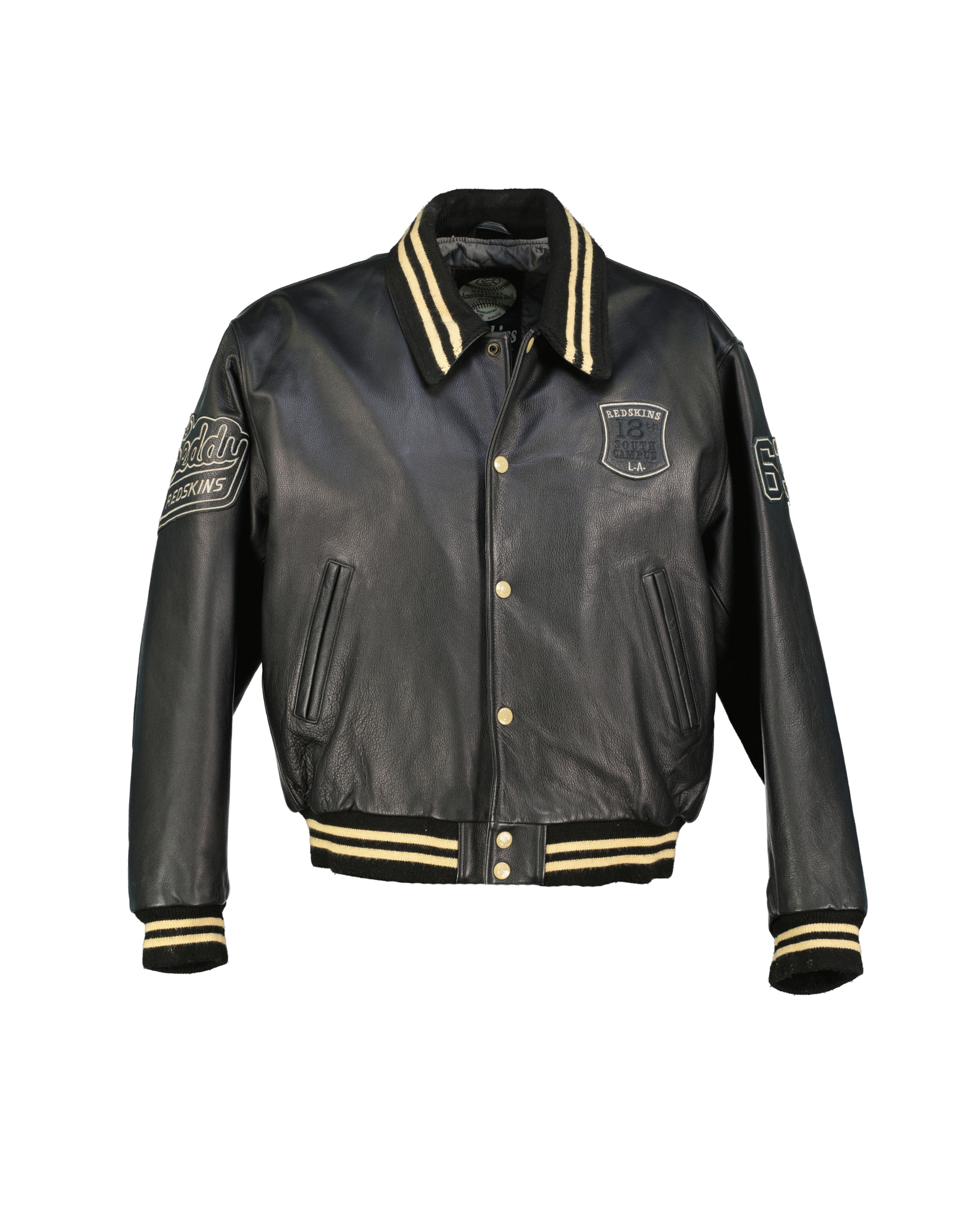 Redskins men's real leather jacket