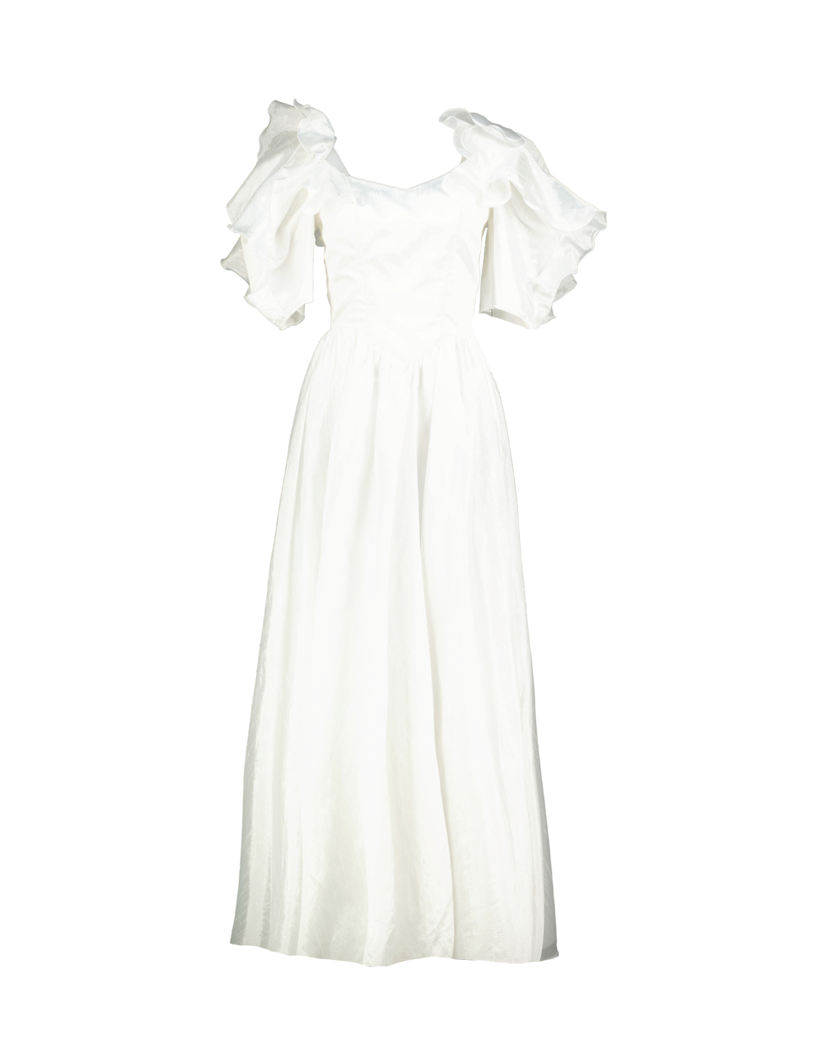 Vintage women's wedding dress