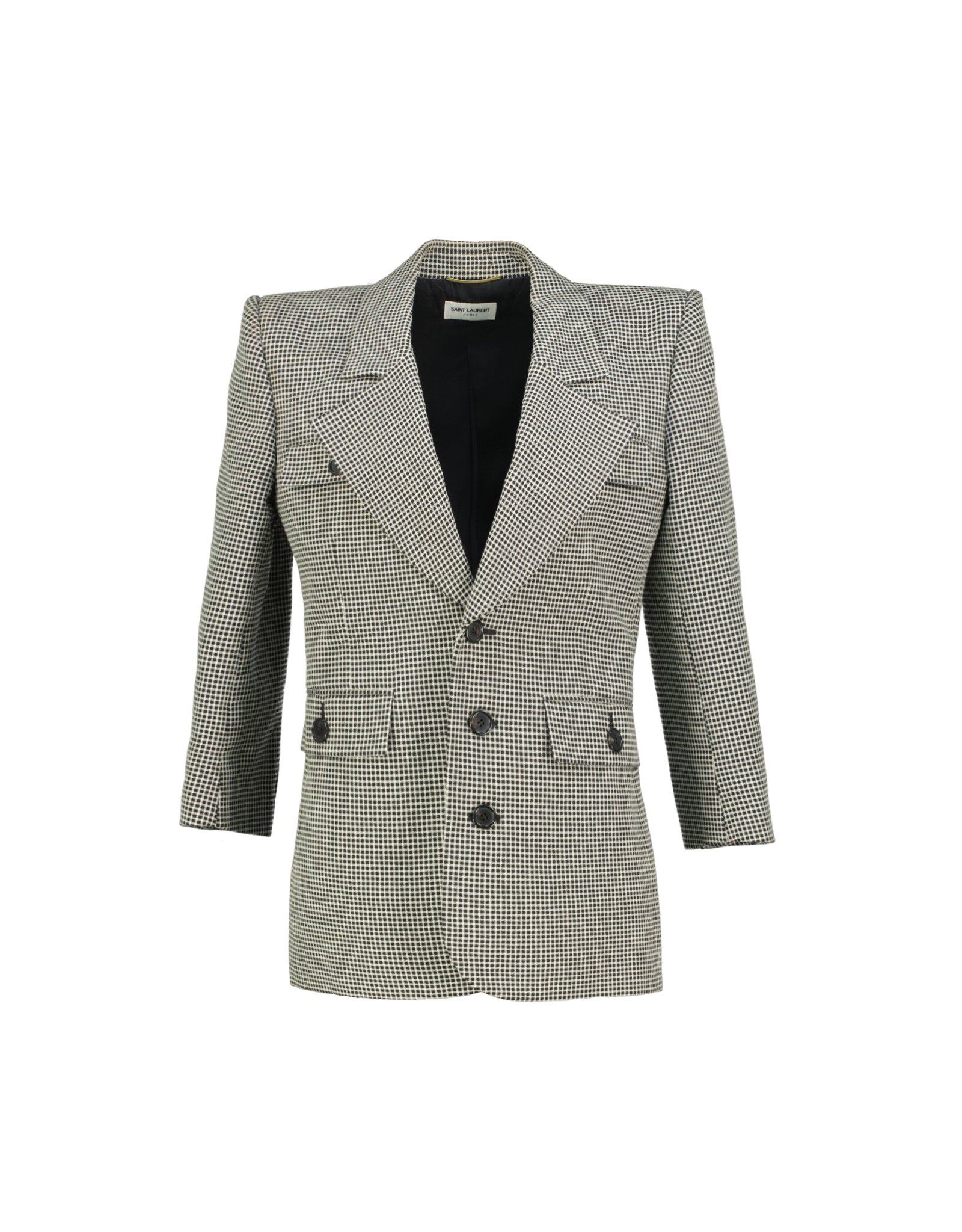 Yves Saint Laurent women's wool tailored jacket