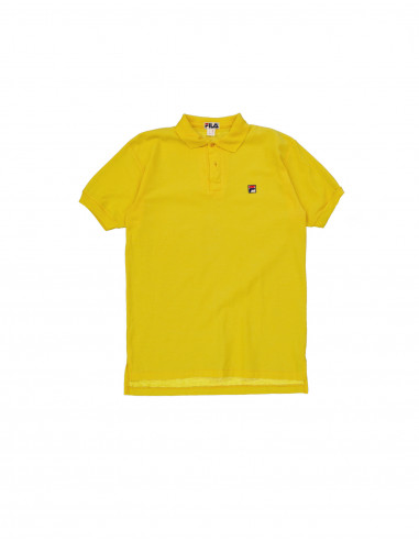 Yellow fila shirt men discount