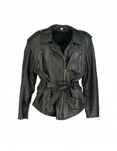 Vintage women's real leather jacket