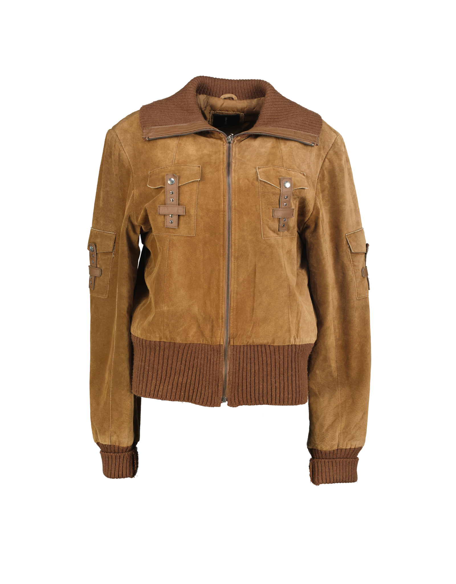 Vintage women's suede leather jacket