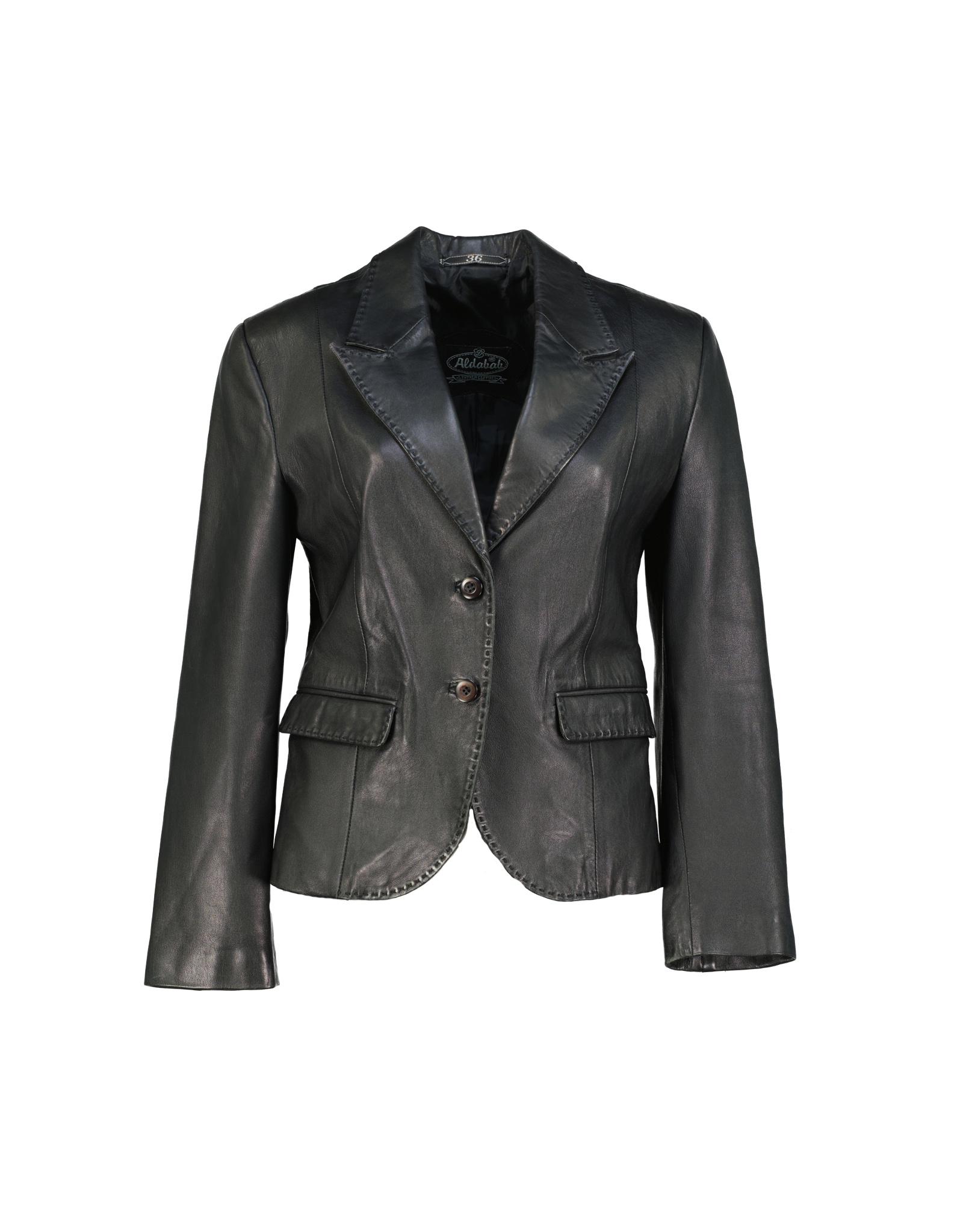 Aldabab women's real leather jacket