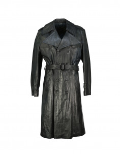 Vintage men's real leather coat