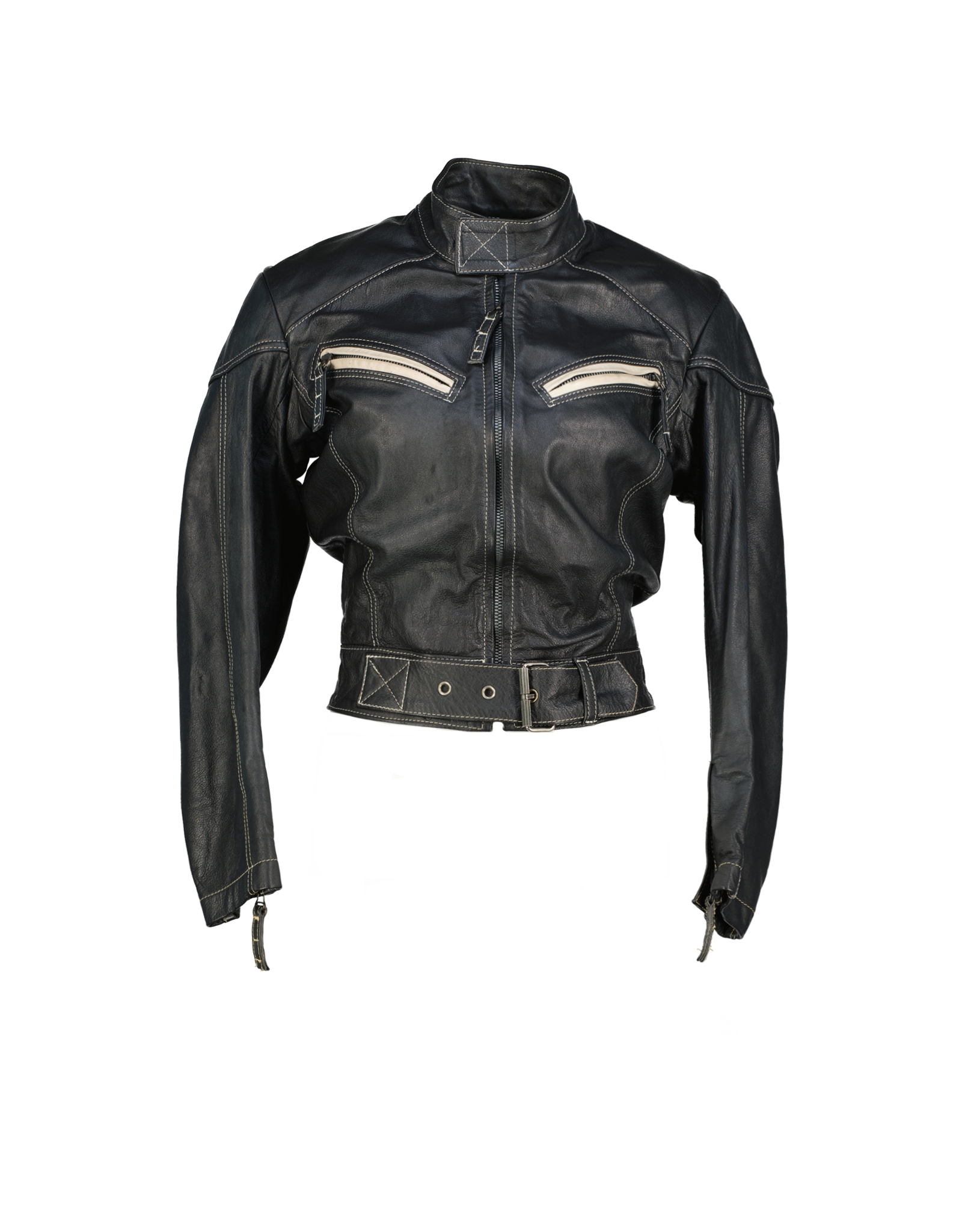 Vintage women's real leather jacket