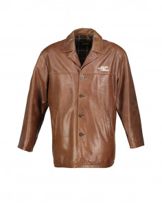 Saki men's real leather jacket