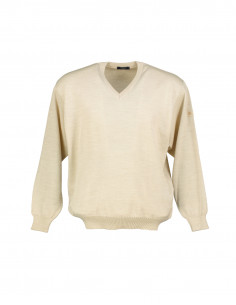 Burberry men's wool V-neck sweater